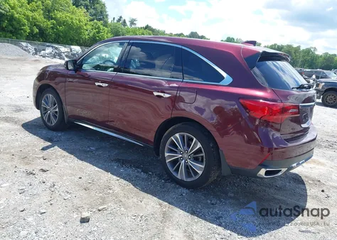 2018 Acura Mdx Technology Package Acurawatch Plus Pkg z USA, uszkodzony, nr VIN 5J8YD4H58JL013823